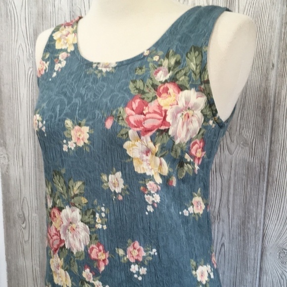 𝅺k Studio Sleeveless Maxi Dress Floral Print Size 10 - Picture 5 of 12